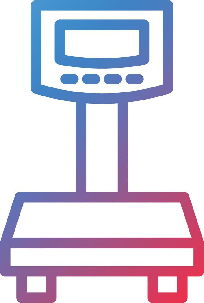 Vector Design Weight Scale Icon Style
