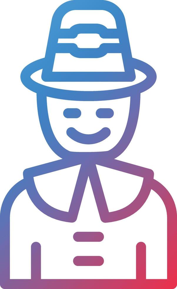 Vector Design Pilgrim Icon Style