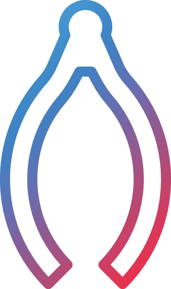 Vector Design Wishbone Icon Style