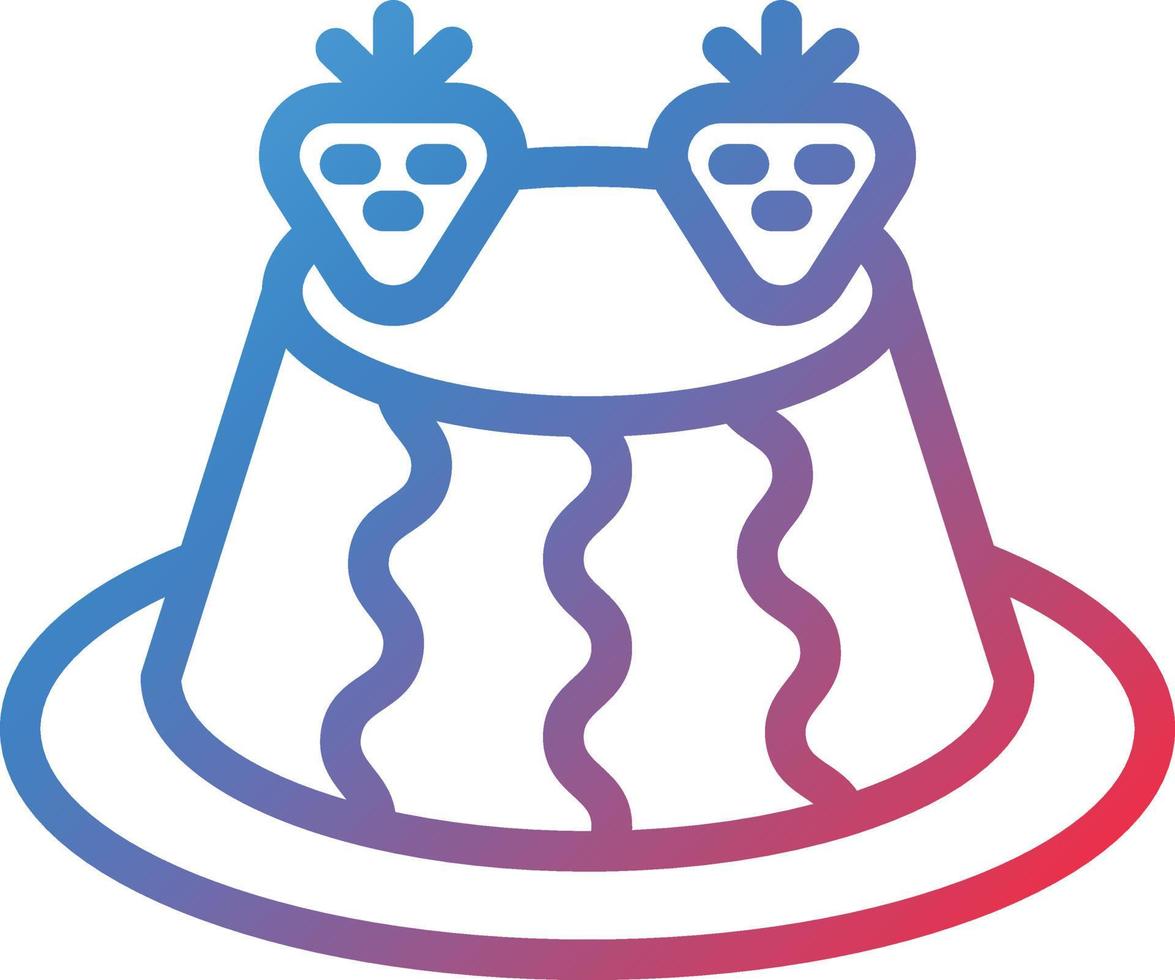 Vector Design Pudding Icon Style