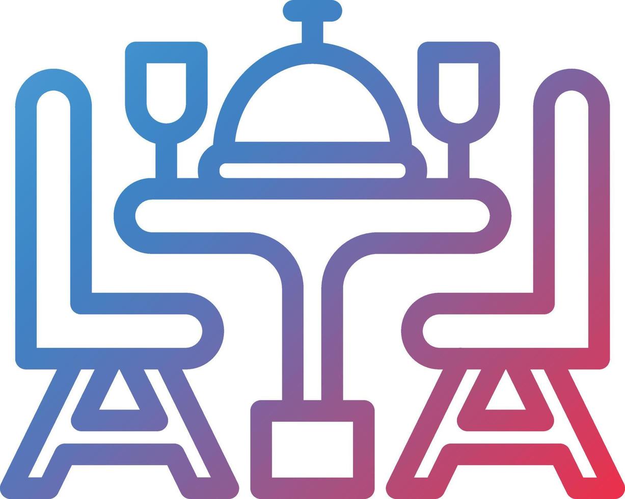 Vector Design Dining Table Icon Style