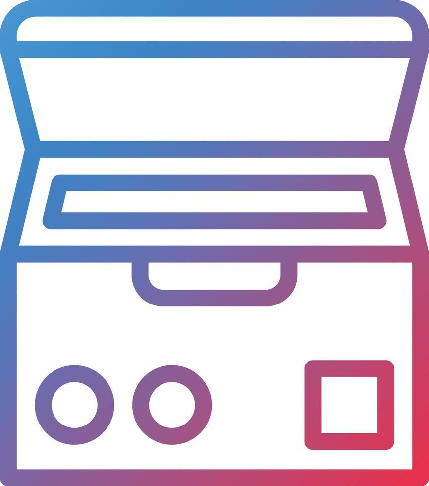 Vector Design Deep Freezer Icon Style