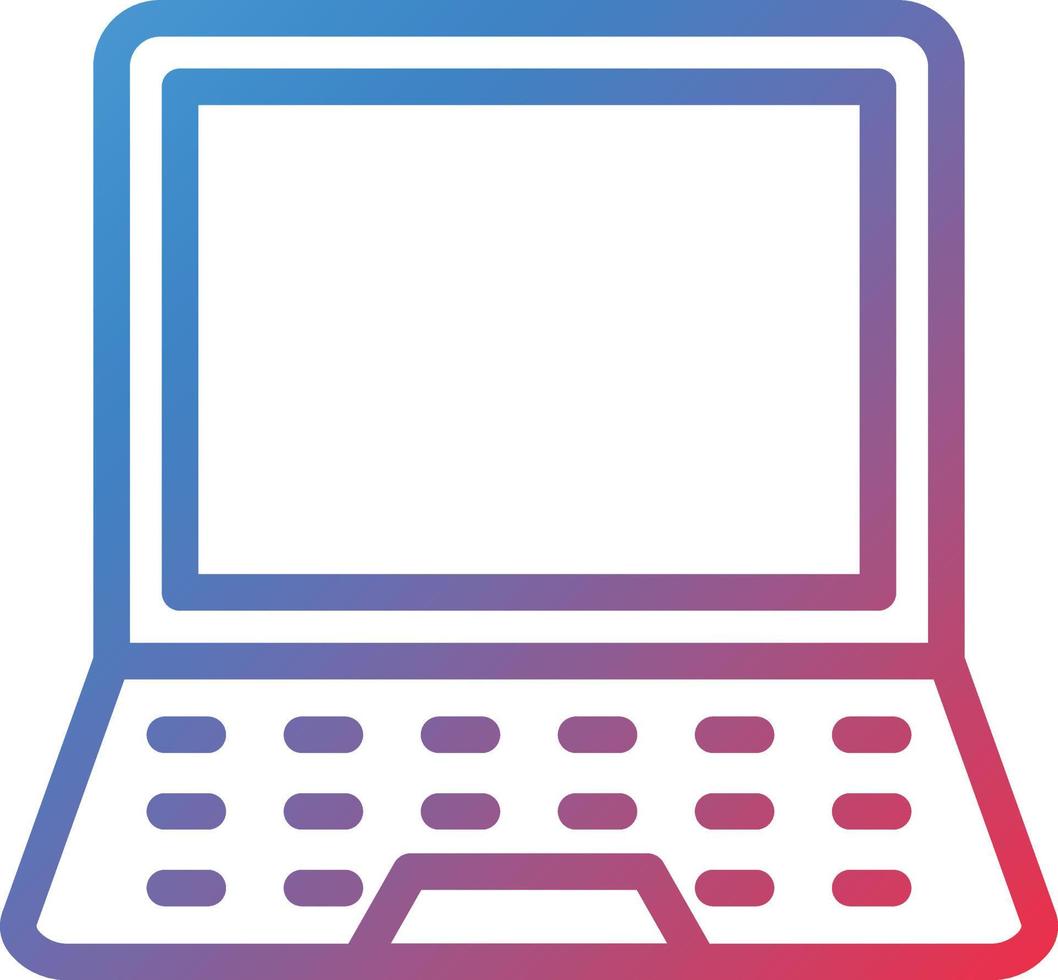 Vector Design Laptop Icon Style