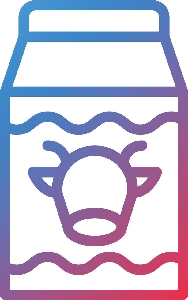 vector diseño Leche icono estilo