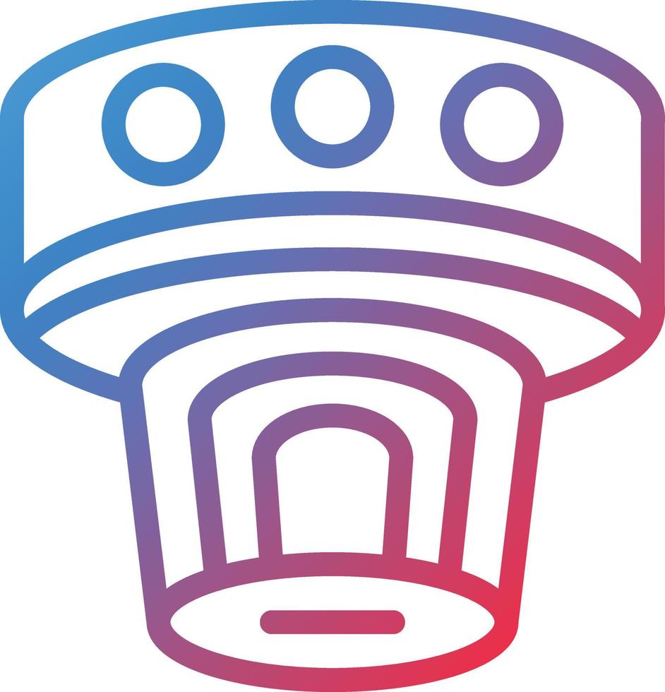 Vector Design Smoke Detector Icon Style