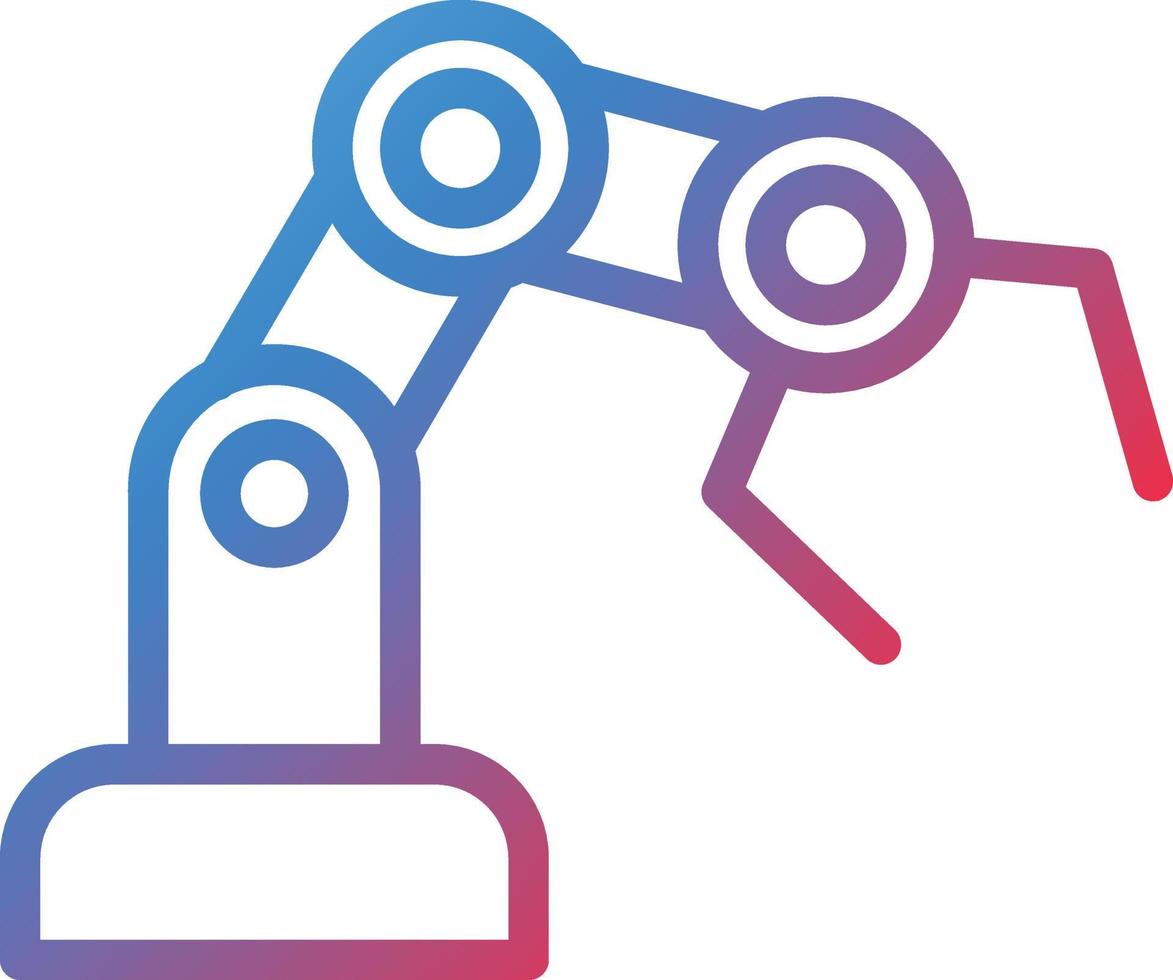 Vector Design Mechanical Arm Icon Style