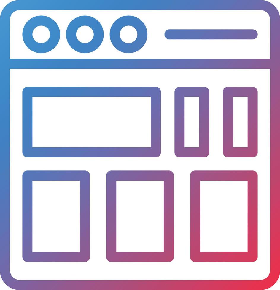 Vector Design Layout Icon Style