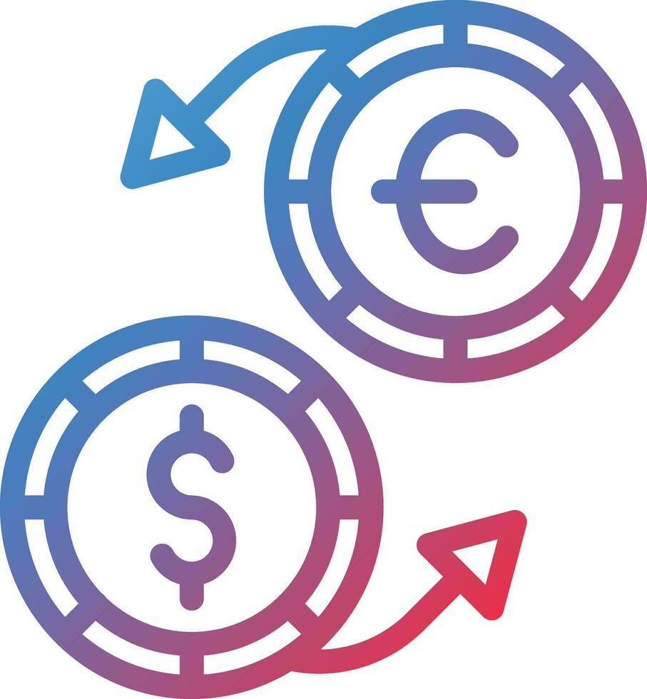 Vector Design Exchange Rate Icon Style