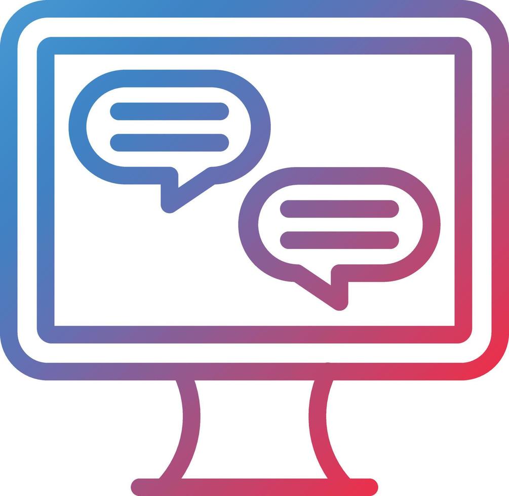 Vector Design Live Chat Icon Style