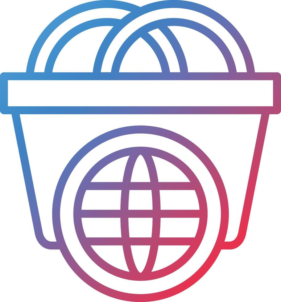 Vector Design Worldwide Shopping Icon Style