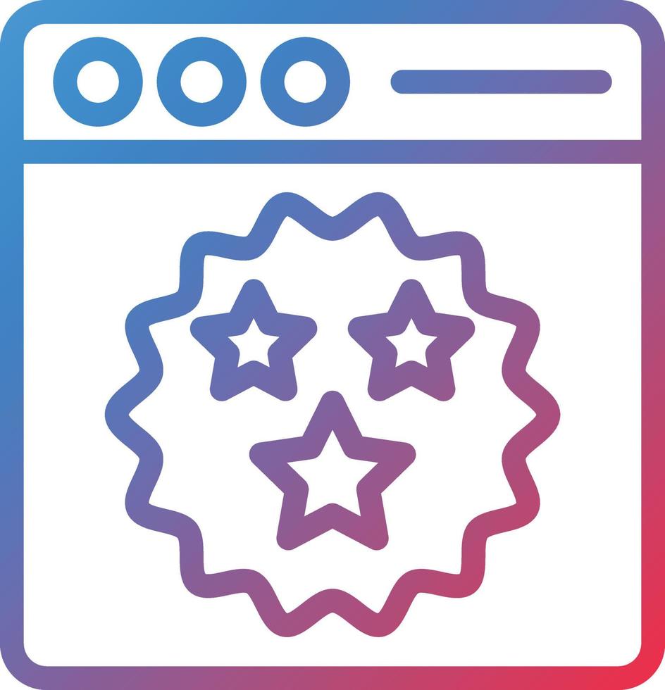 Vector Design Reputation Icon Style