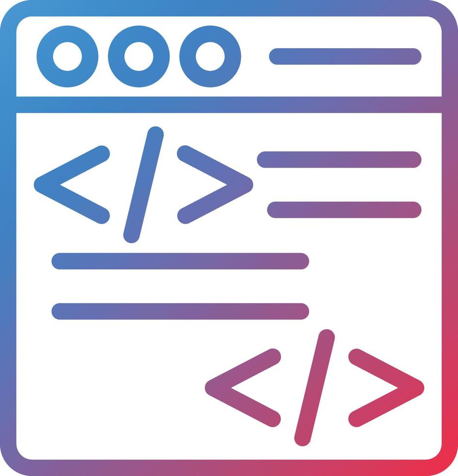 vector diseño programación icono estilo