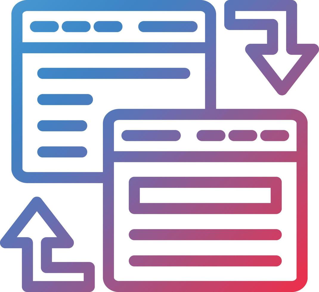 Vector Design Redirect Icon Style