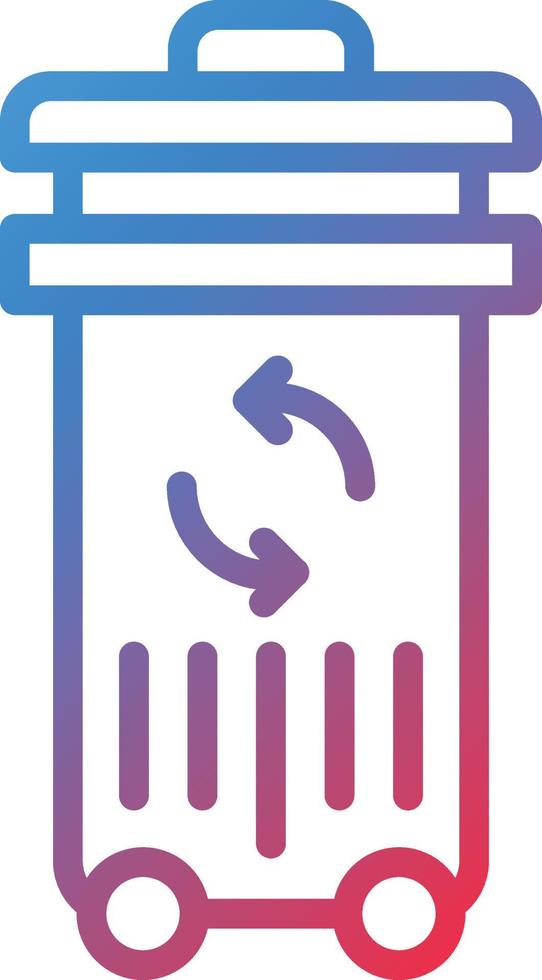 Vector Design Trash Can Icon Style