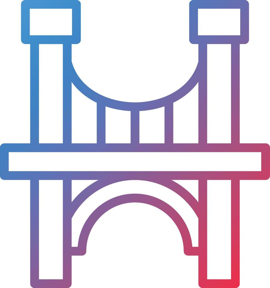 Vector Design Bridge Icon Style