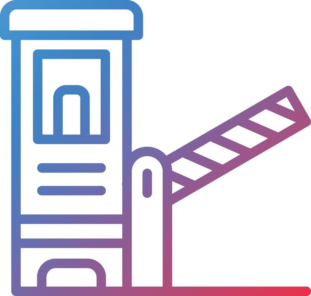 Vector Design Toll Road Icon Style