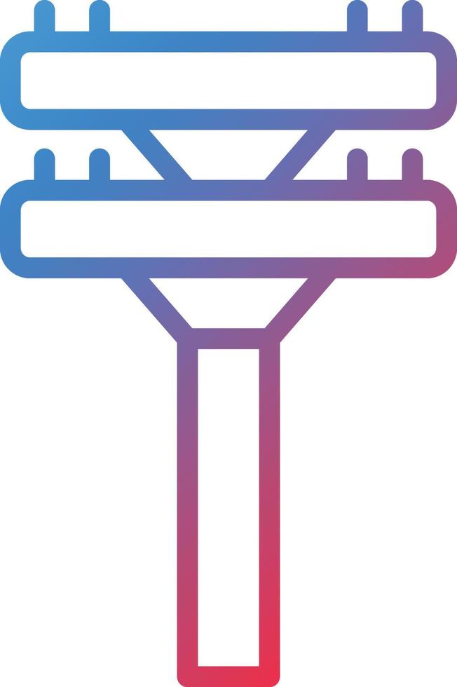 Vector Design Electric Pole Icon Style
