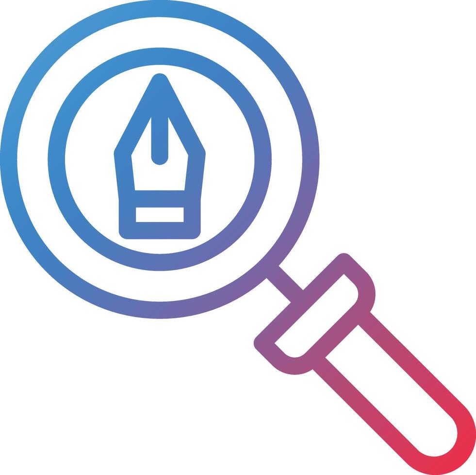 Vector Design Observation Icon Style