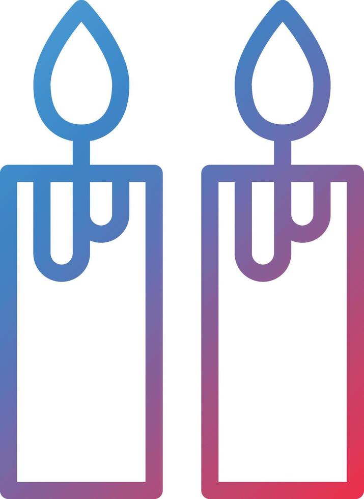 Vector Design Candle Icon Style