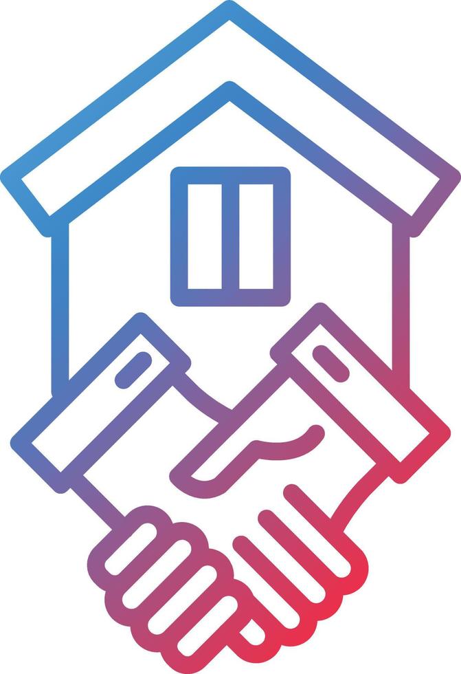 Vector Design House Deal Icon Style