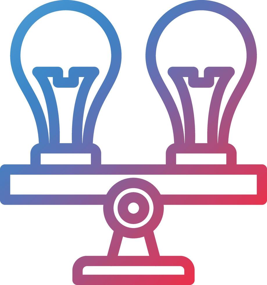 Vector Design Comparison Icon Style