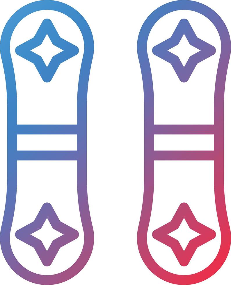 Vector Design Snowboard Icon Style