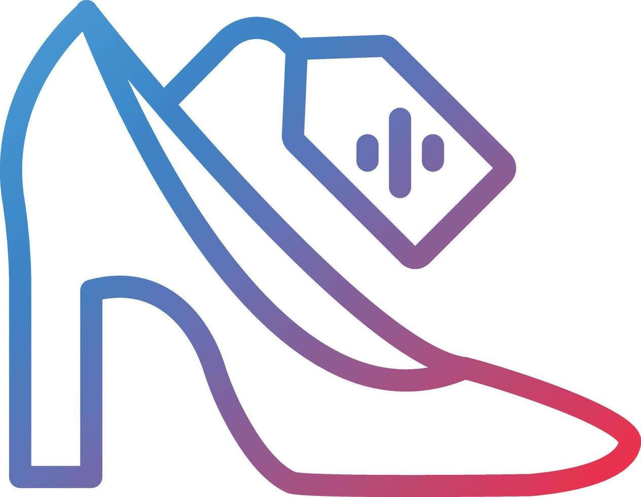 Vector Design Heel Sale Icon Style