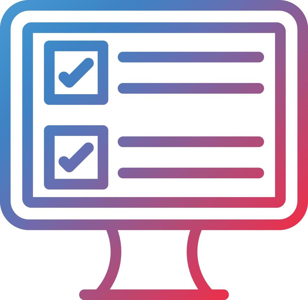 Vector Design Online Survey Icon Style