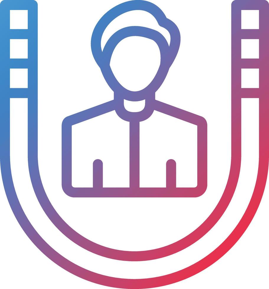 Vector Design User Engagement Icon Style