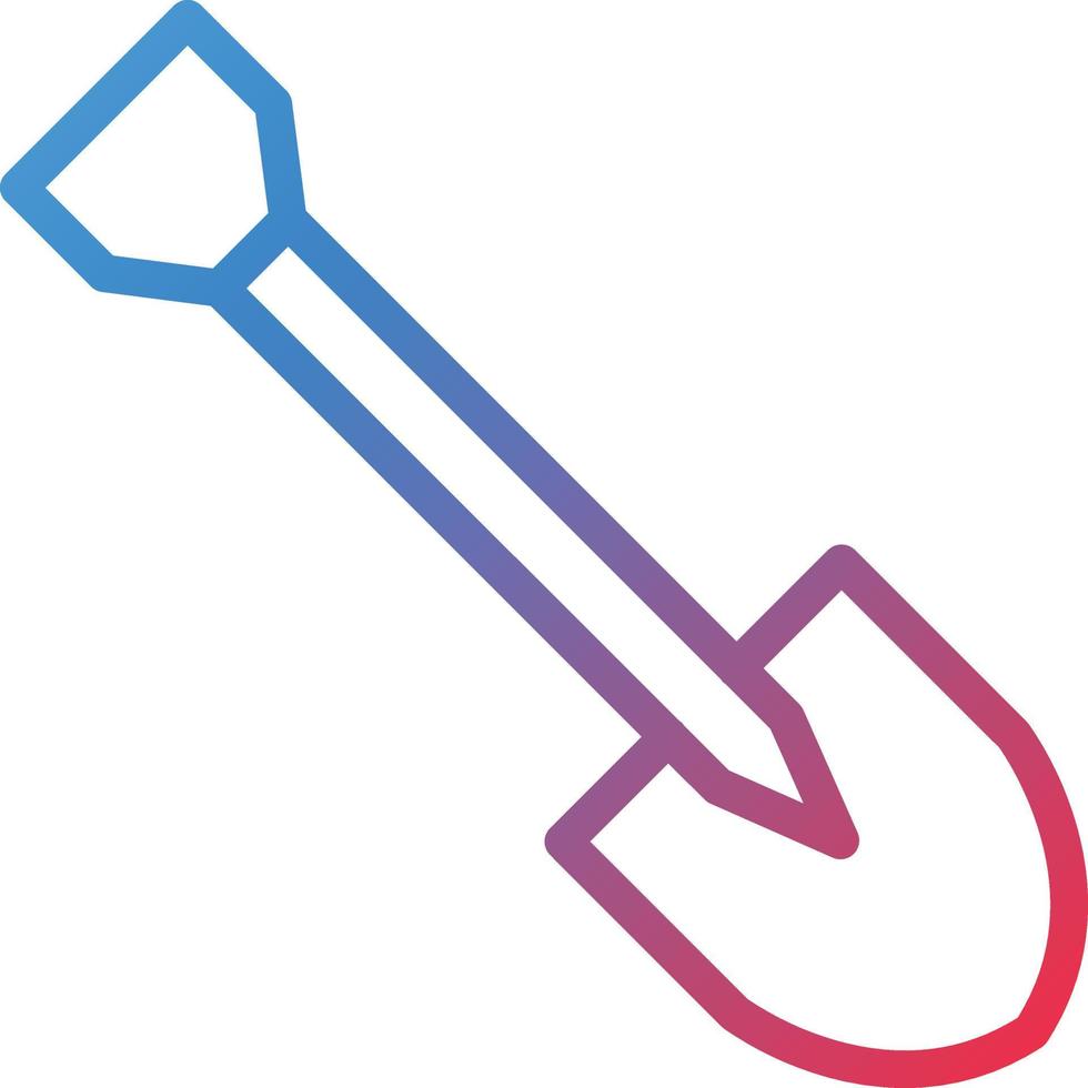 Vector Design Shovel Icon Style