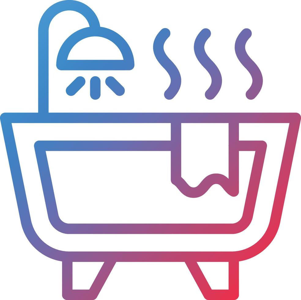 Vector Design Bathtub Icon Style