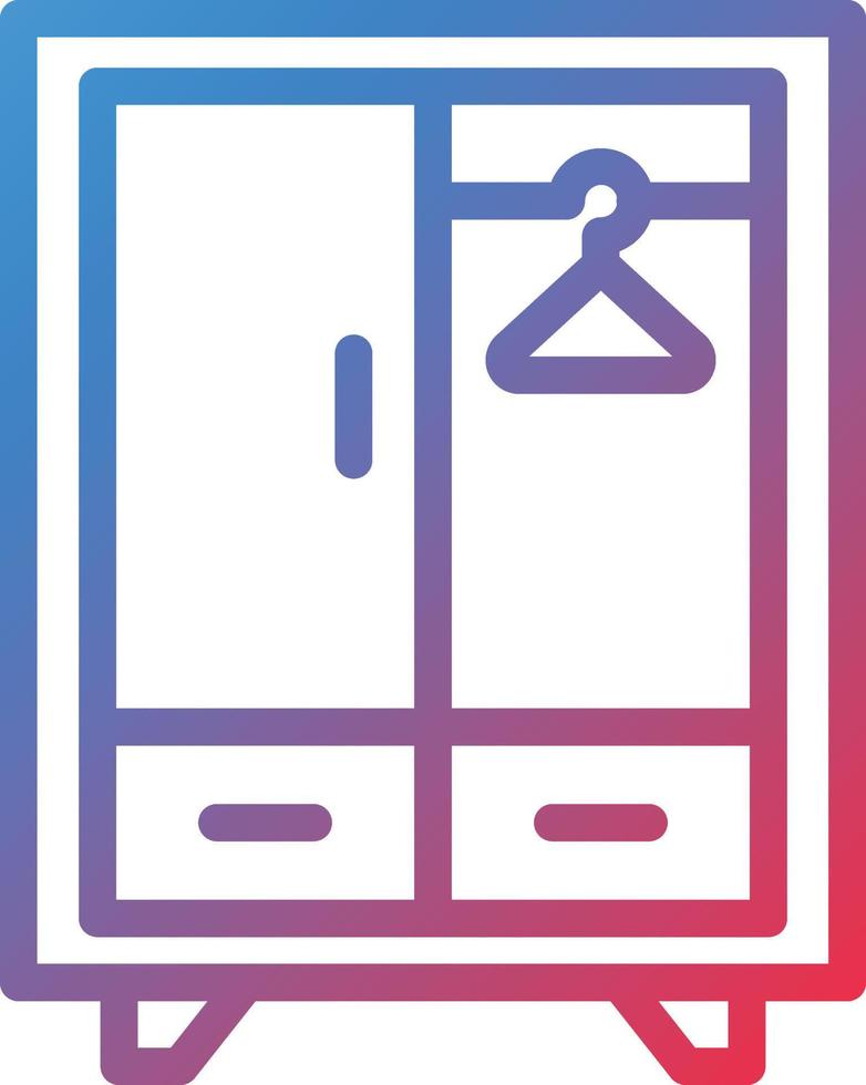 Vector Design Wardrobe Icon Style