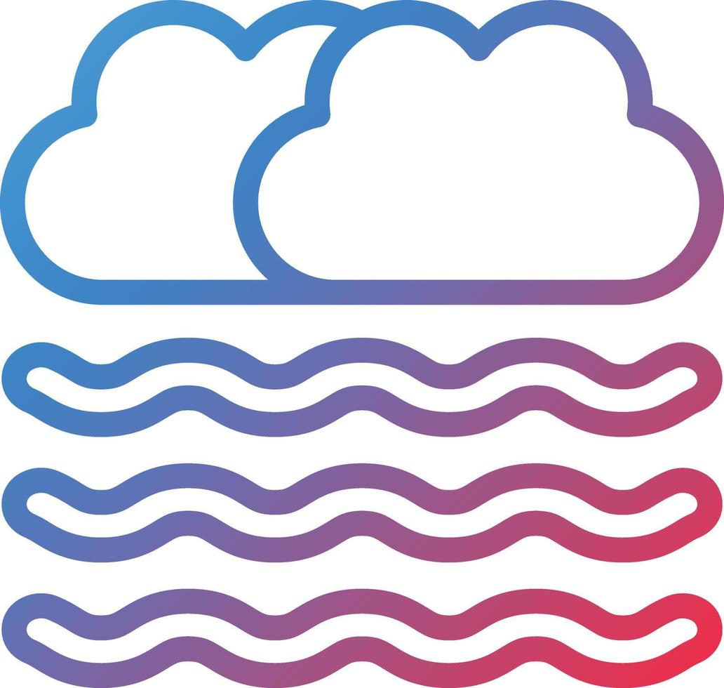 Vector Design Foggy Icon Style