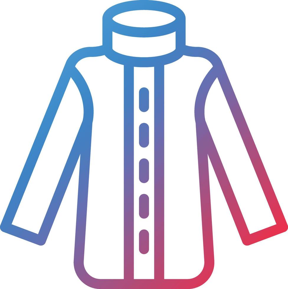 Vector Design Winter Coat Icon Style