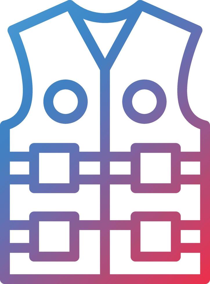 Vector Design Life Vest Icon Style