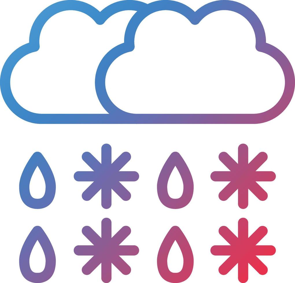 Vector Design Snow Icon Style