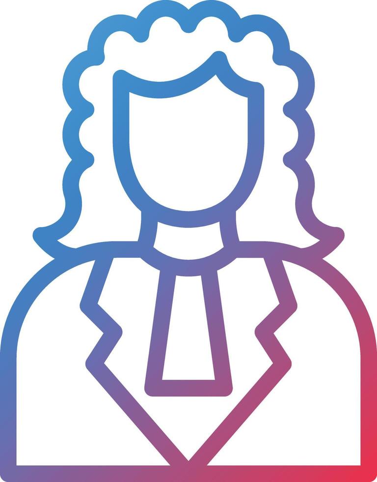 Vector Design Judge Icon Style