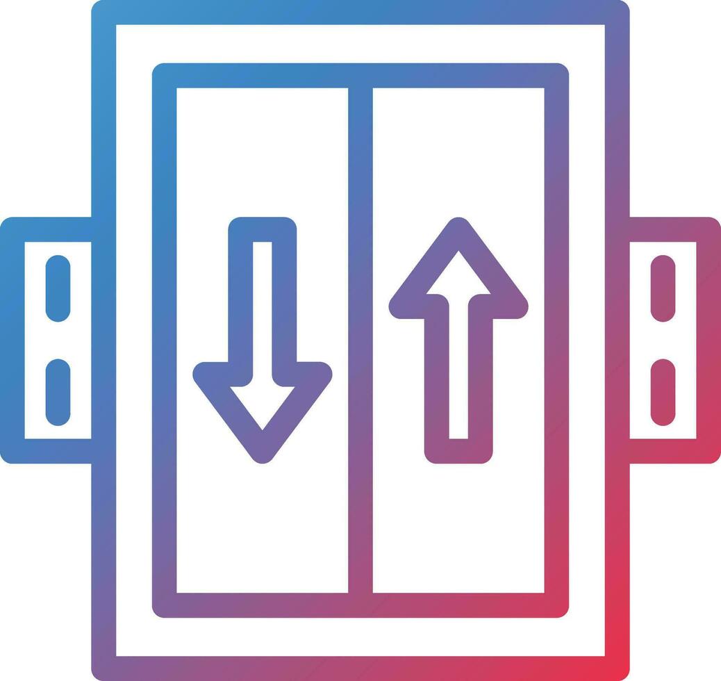Vector Design Elevator Icon Style