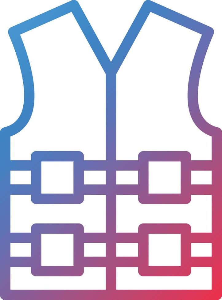 Vector Design Life Vest Icon Style