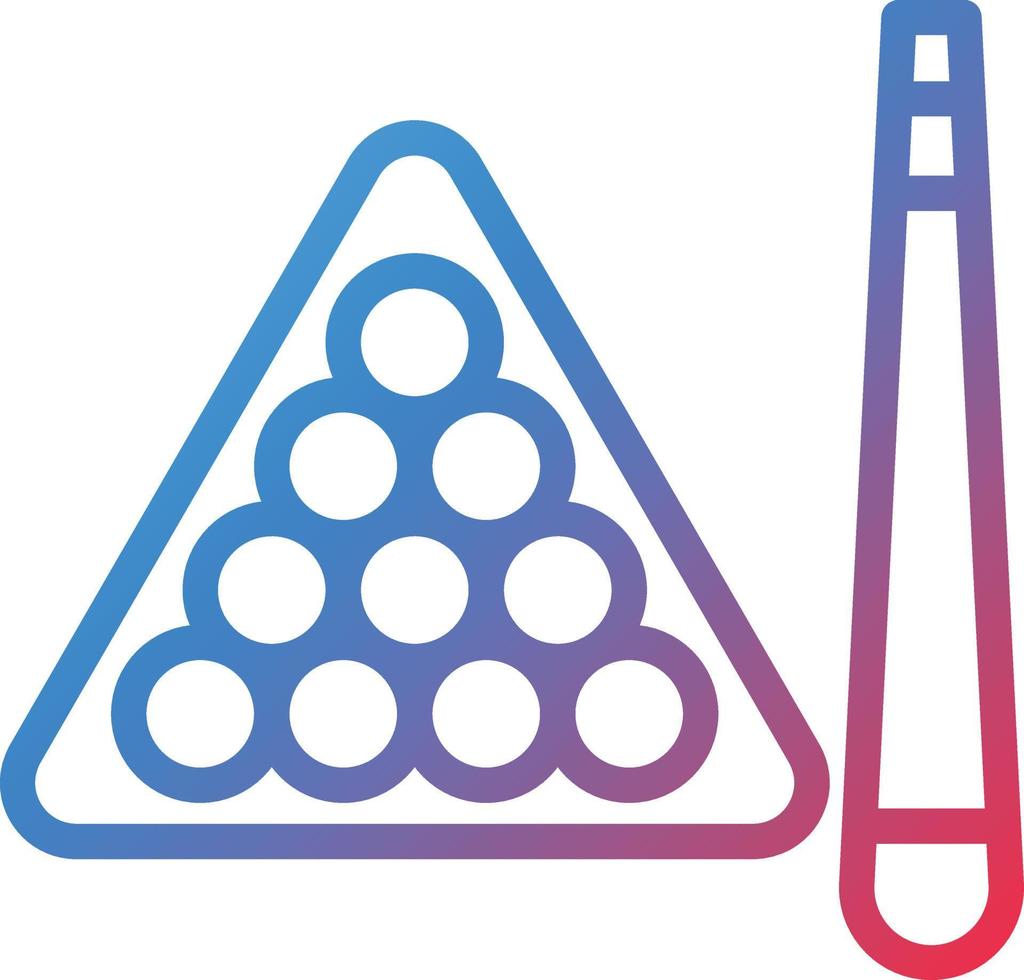 Vector Design Billiards Icon Style