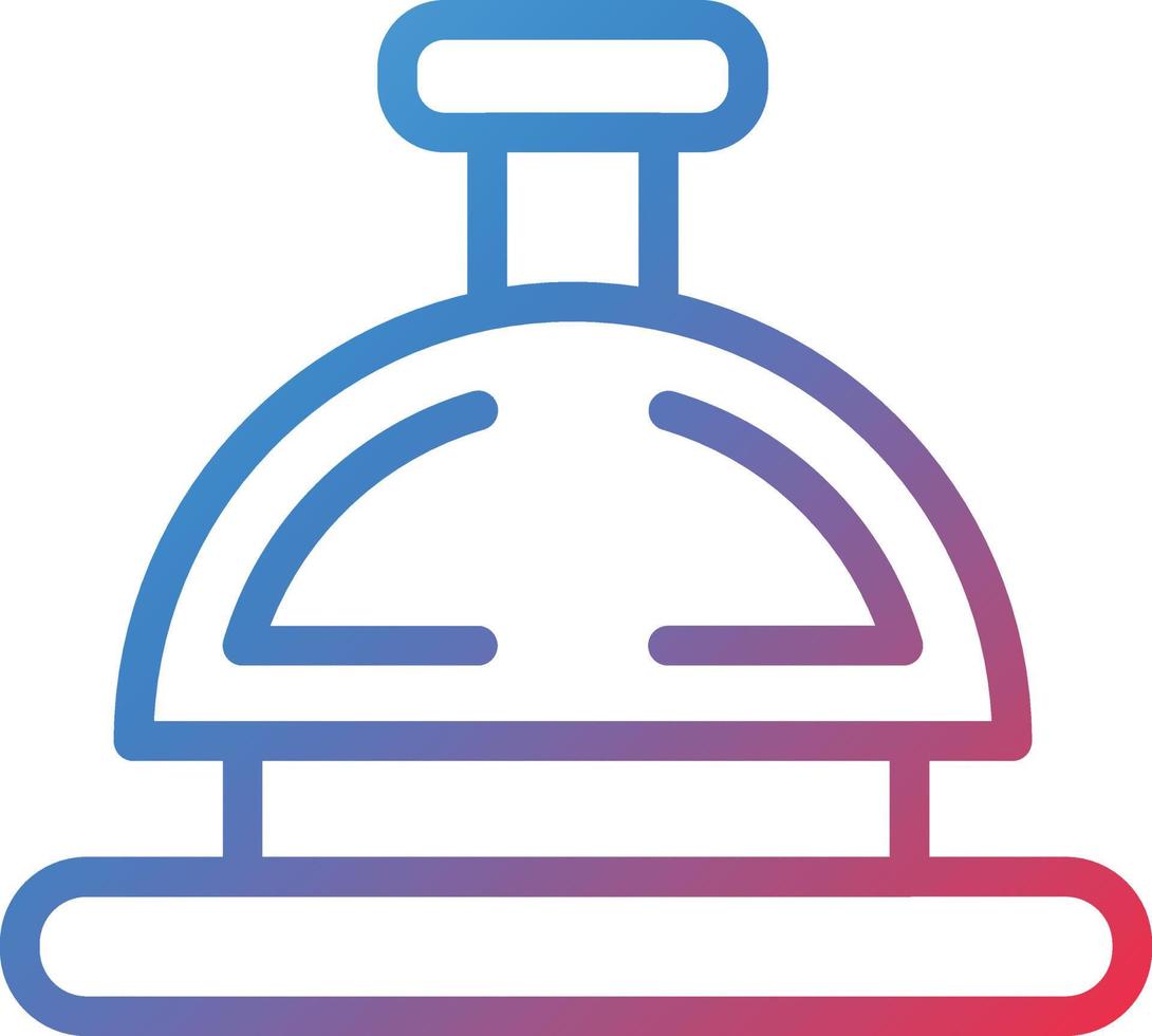 Vector Design Reception Bell Icon Style