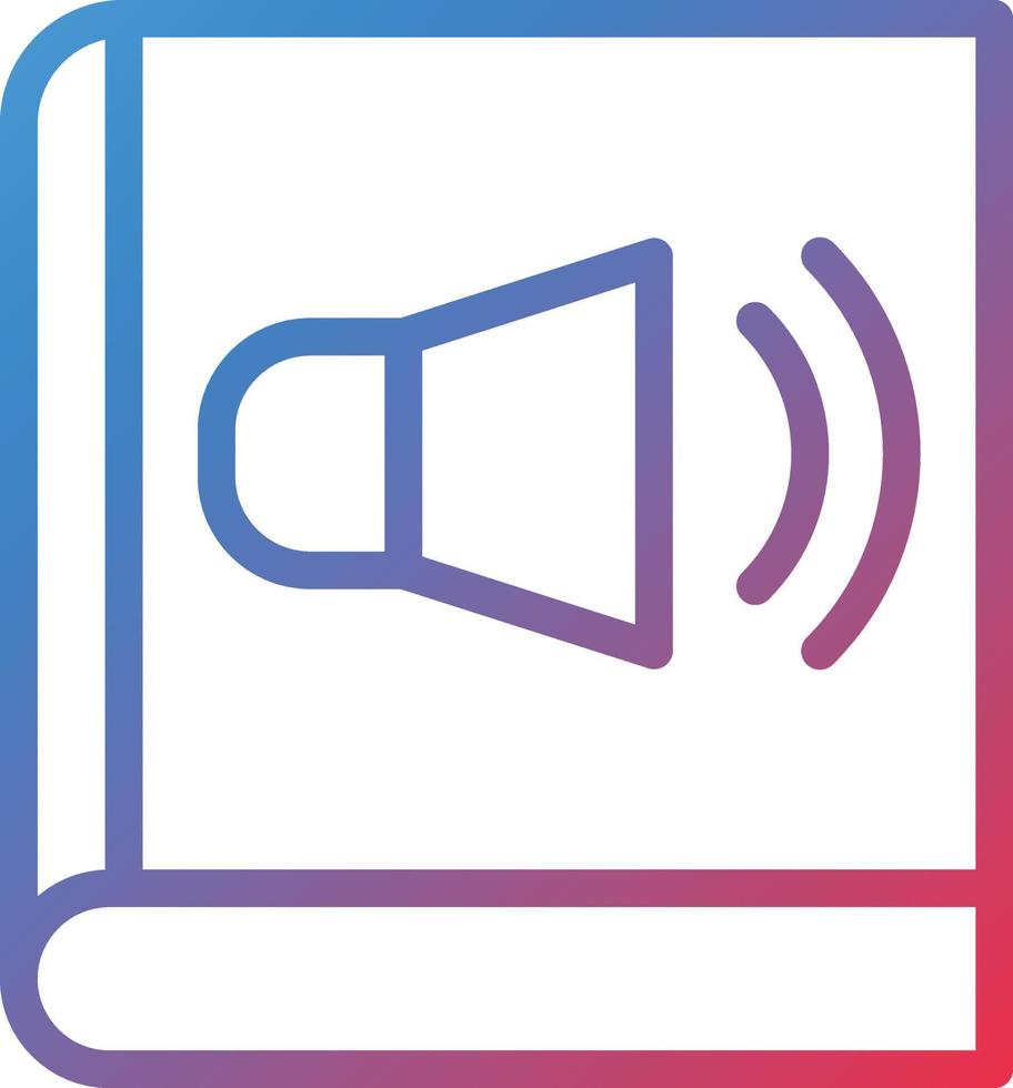 Audio Book Vector Icon