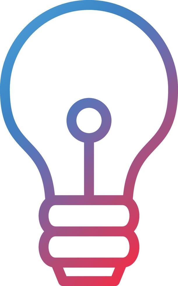 Vector Design Lightbulb Icon Style