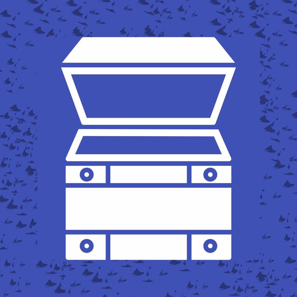 Open Treasure Box Vector Icon