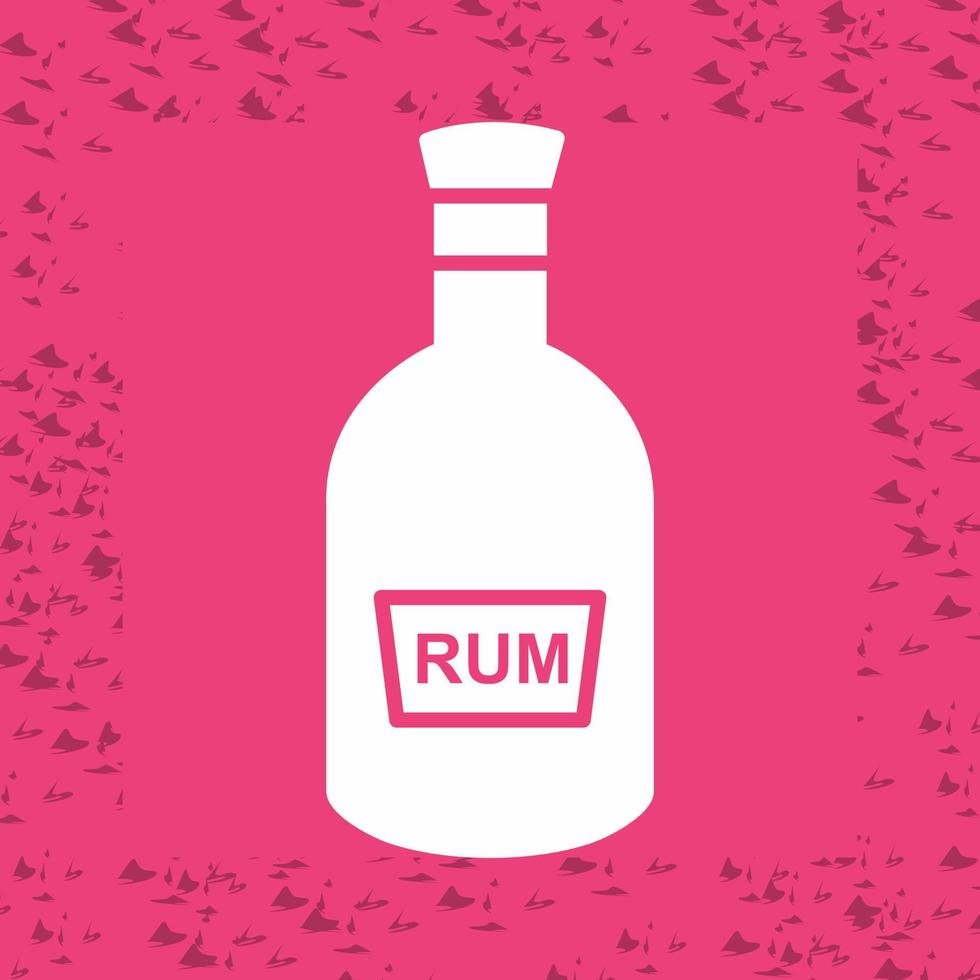 Bottle of Rum Vector Icon