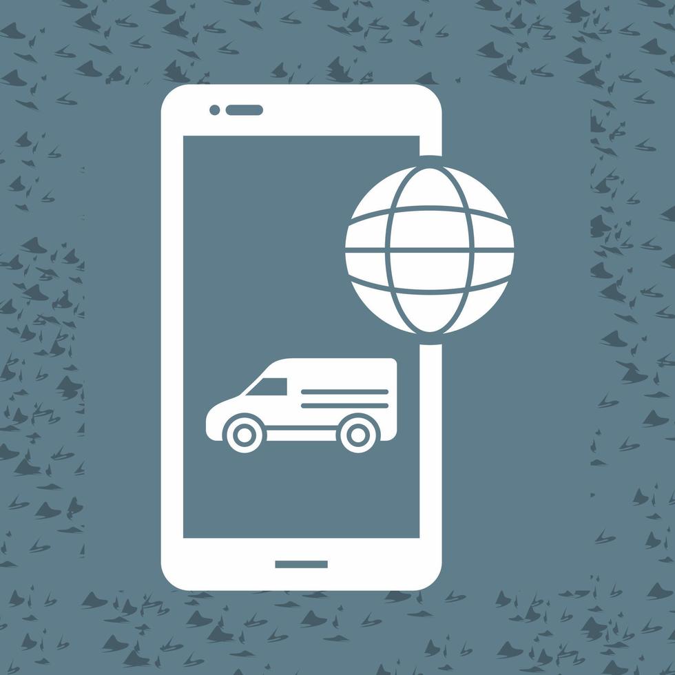 Online Logistics Vector Icon