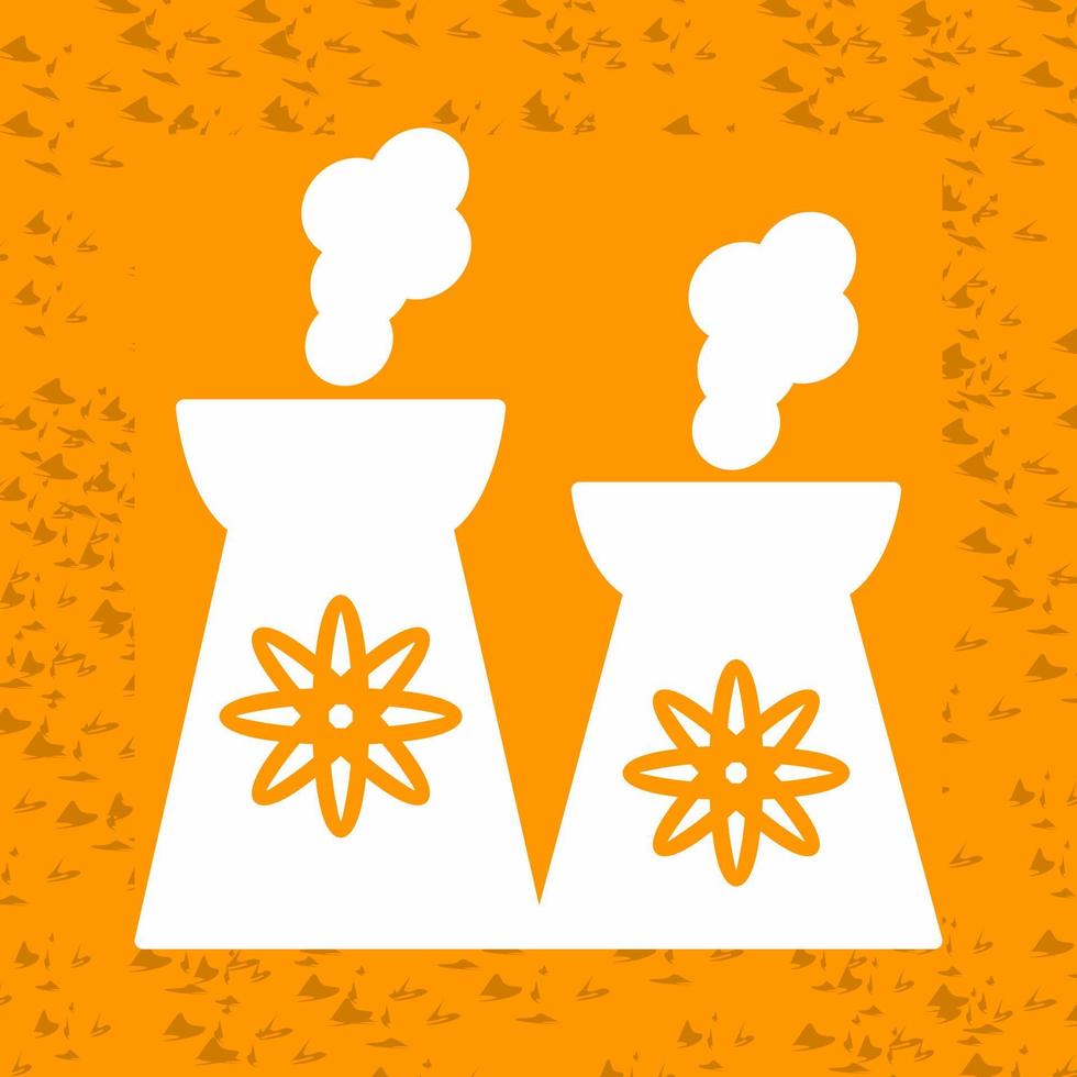 Nuclear Plant Vector Icon