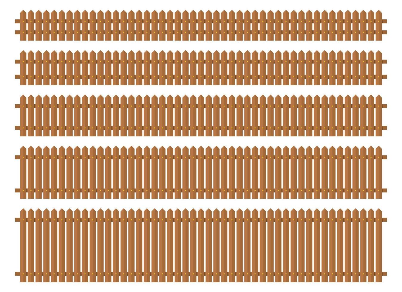 Colored outline fence in flat style vector illustration isolated on white