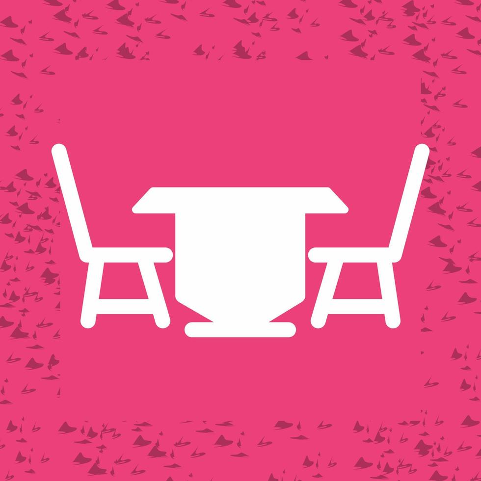 Lunch Table Vector Icon