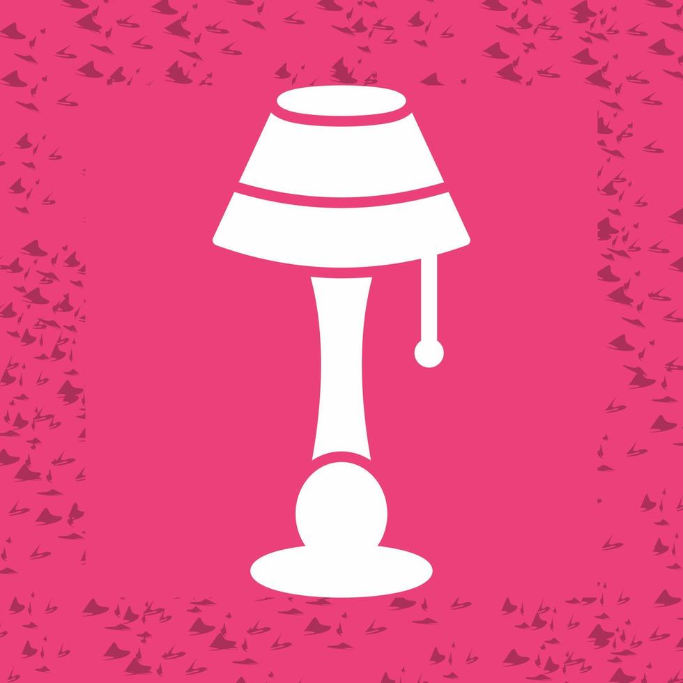 Lamp with stand Vector Icon